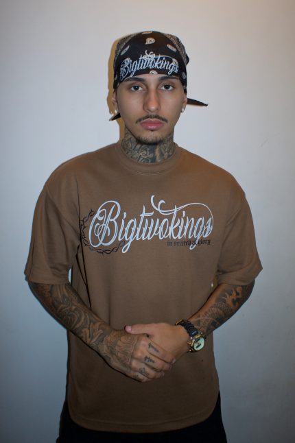 Camiseta Lettering Brown